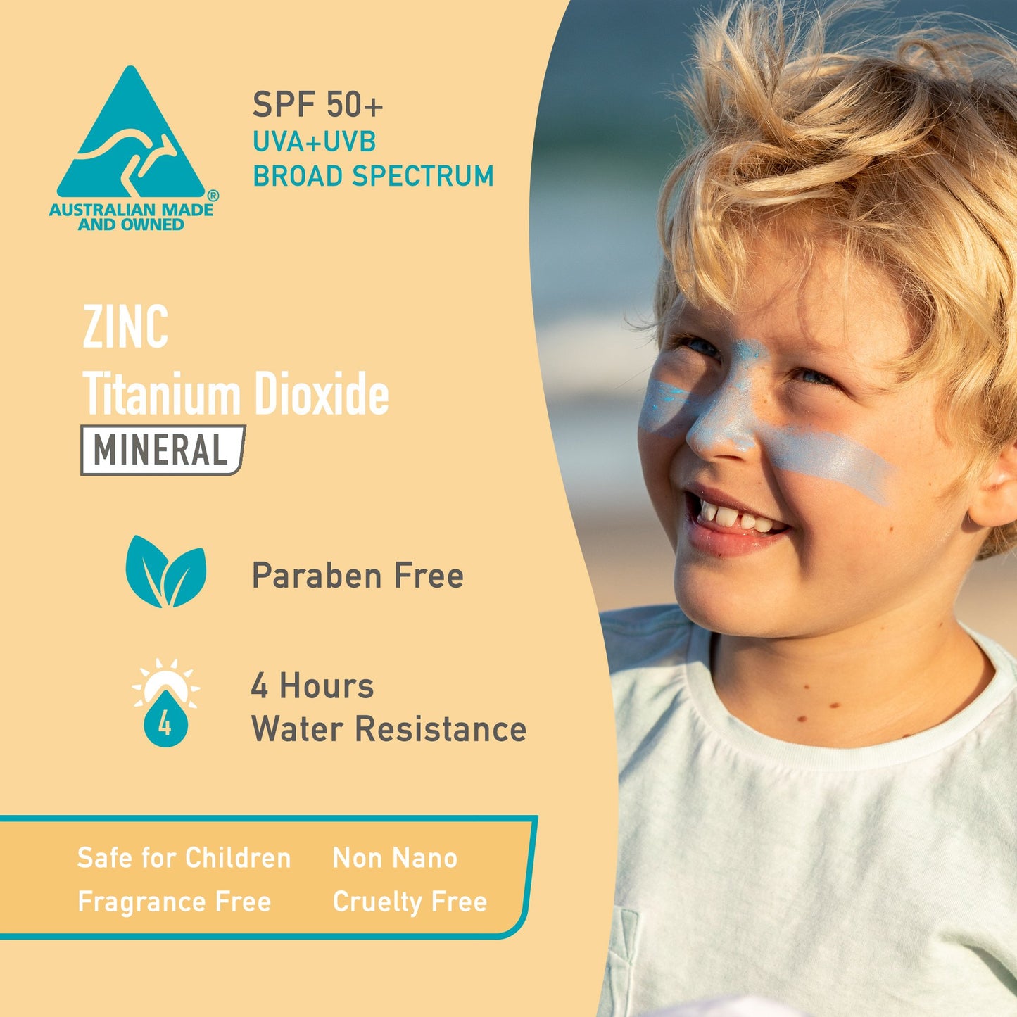 Zinc Sticks - 3-Pack: Pink, White & Blue - SPF 50+