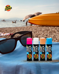 Zinc Stick Beach 4-Pack SPF 50+ – Light Skin Tone, Pink, White & Blue