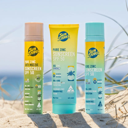 Mosquito Repellent Sunscreen SPF 50 – DEET-Free, Citronella, Reef Safe, Tinted